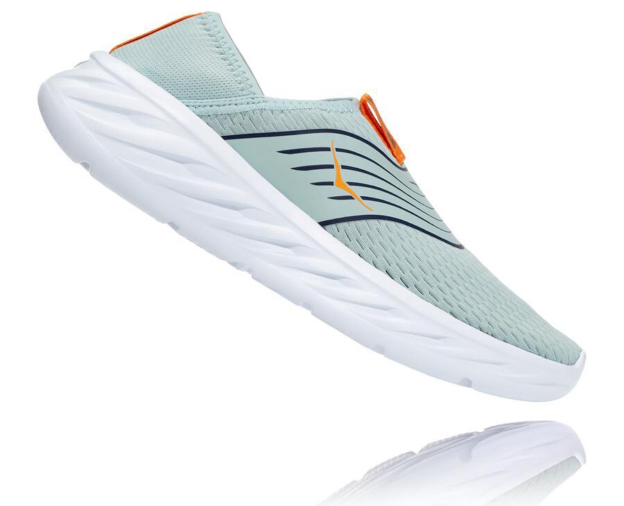 Hoka One One Sandalet Kadın Mavi/Beyaz - Ora Recovery - CV1805374